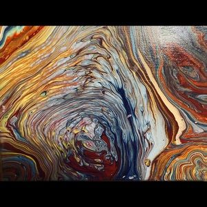 Acrylic Pour Painting